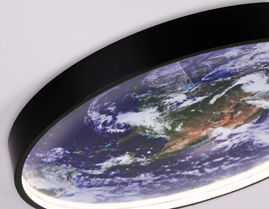 FW11132 BK черный 18W LED 3000-6400K D300*38 FW11132 BK черный 18W LED 3000-6400K D300*38