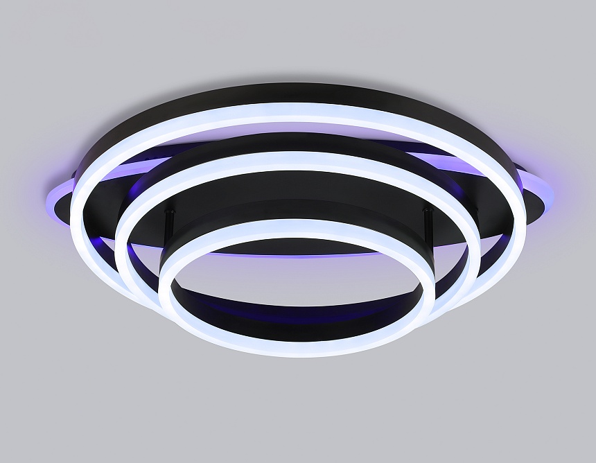 FA8524 BK черный 146W 3000K-6400K+RGB 560*500*150 (ПДУ РАДИО 2.4G)