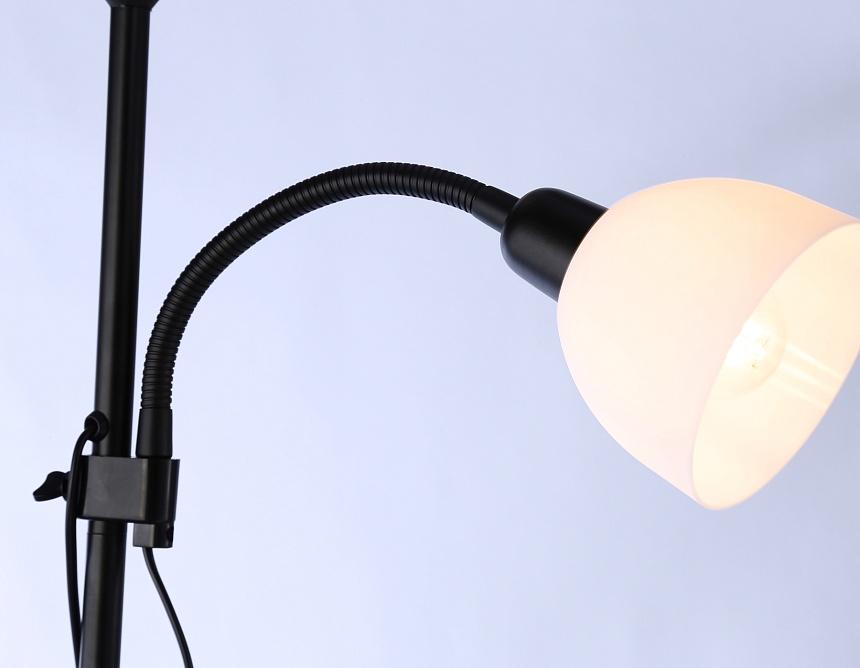 TR97629/2 BK черный E27+E14 max 40W D245/100*1770 TR97629/2 BK черный E27+E14 max 40W D245/100*1770