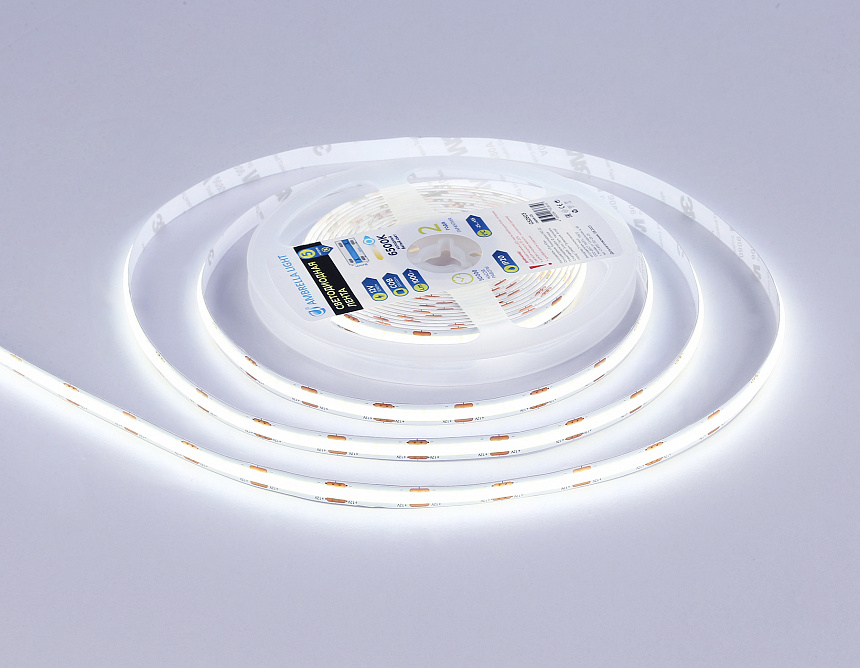 GS2603 COB 320Led/ 10W m/ 12V IP20 6500K/ 5000*8*1.54mm (2 конт.) GS2603 COB 320Led/ 10W m/ 12V IP20 6500K/ 5000*8*1.54mm (2 конт.)
