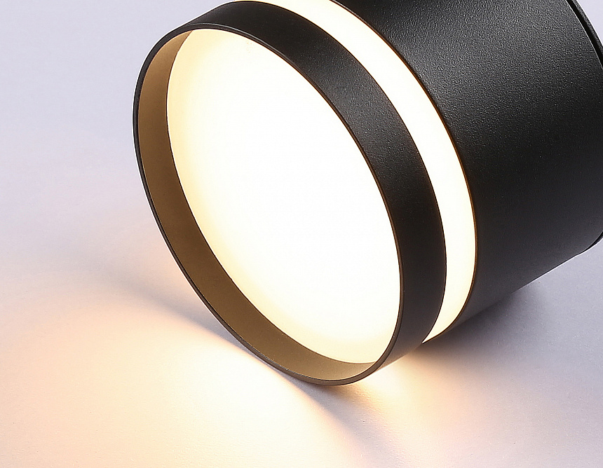 TN6572 BK черный IP44 GX53 max 15W D82*65