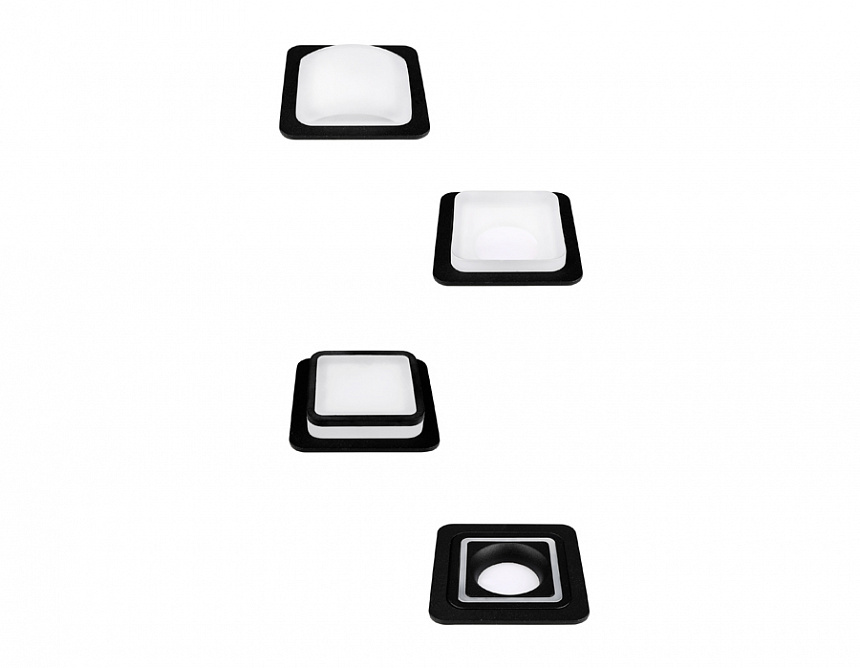 N7716 SBK черный песок 70*70mm H26mm Out2mm MR16 N7716 SBK черный песок 70*70mm H26mm Out2mm MR16