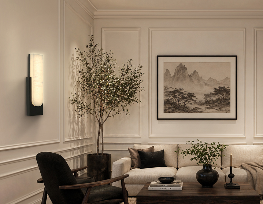 LH53695 BK/WH черный/белый 8W 3000K 100*60*400