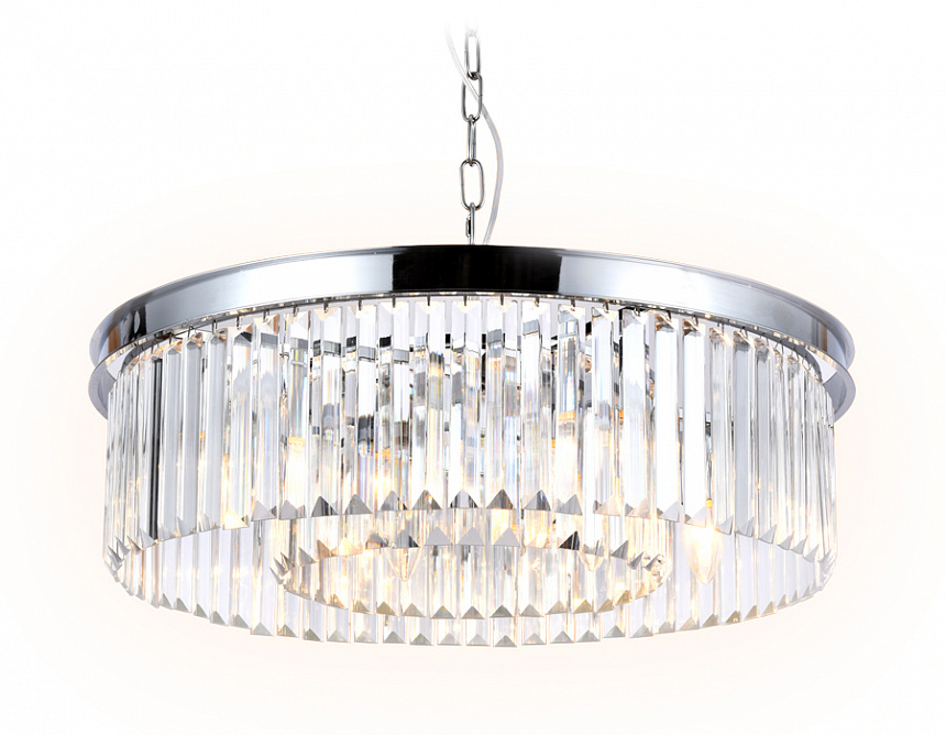 TR5096/8 CH/CL хром/прозрачный E14/8 max 40W D600*760