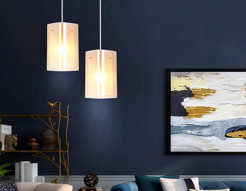 TR3681 GD/TI/FR золото/янтарь/белый матовый E14 max 40W D110*950