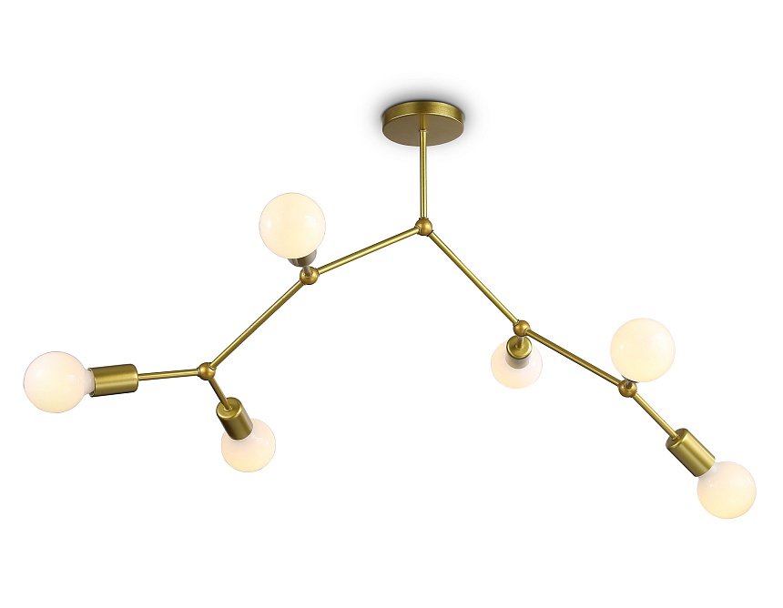 TR8038/6 BS латунь E27*6 max 40W D670*590