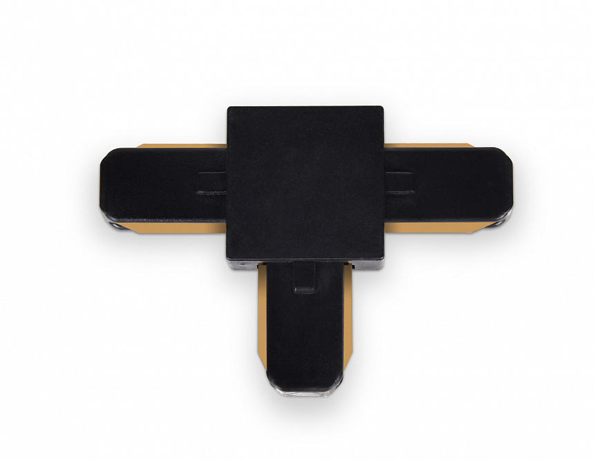 GL7078 BK черный коннектор Т-образный однофазный для соединения трековых шинопроводов