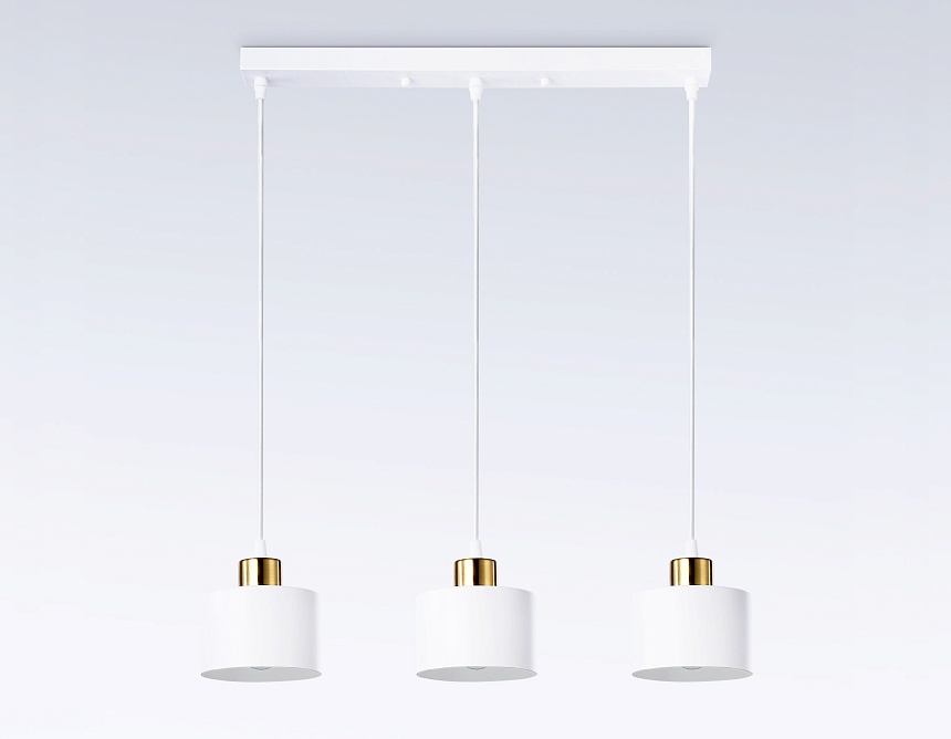 TR8117/3 WH/BS белый/латунь E27*3 max 40W 580*120*970