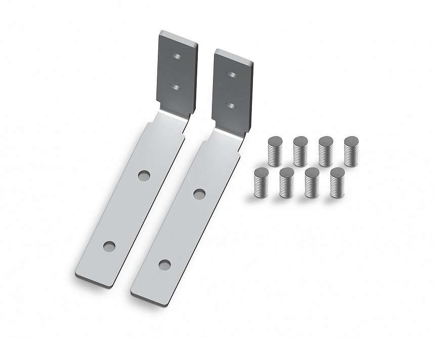 GL7209 соединитель угловой вертикальный для профиля в натяжной потолок 50*50*10 (2шт.)