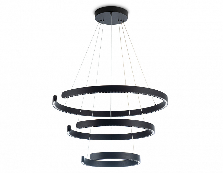 FL5888/3 BK черный 90W 3000K/4200K/6400K D800/600/400*1200 (без ПДУ)