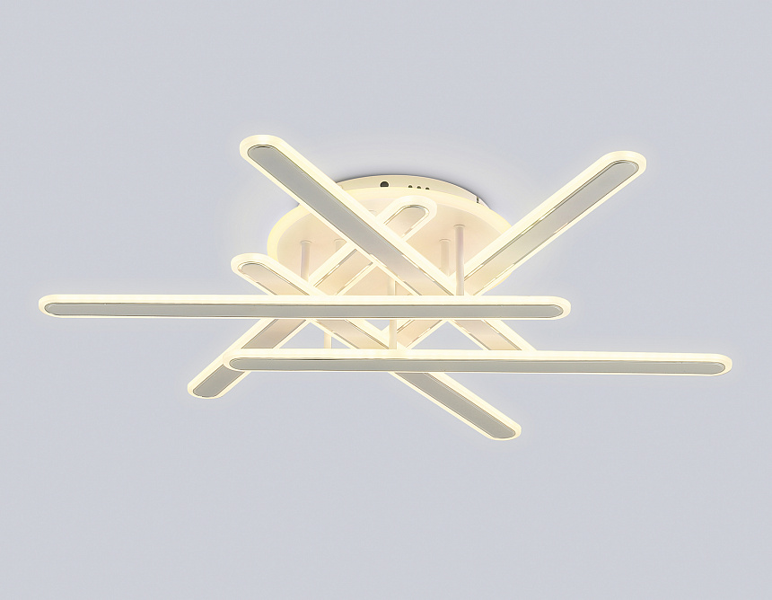 FA8907 WH/CH белый/хром 135W 3000K-6400K+RGB 800*770*160 (ПДУ РАДИО 2.4G)