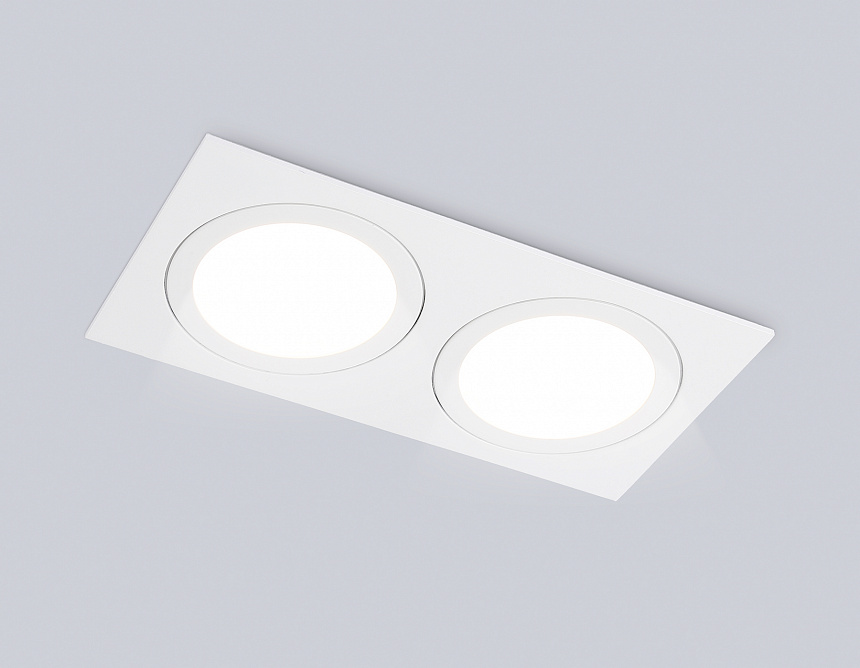 TN6612/2 WH белый IP44 GX53/2 max 15W 215*110*24