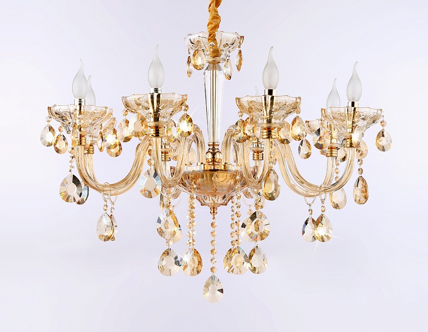 TR4907/8 GD/TI золото/янтарь E14/8 max 40W D760*639