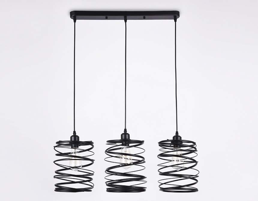 TR8403/3 BK черный E27/3 max 60W 720*180*1000