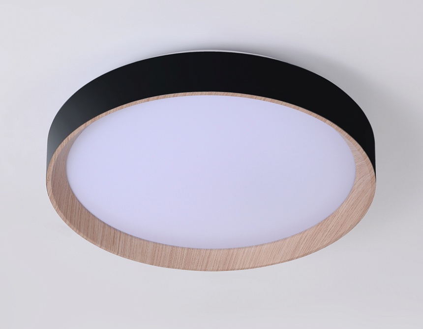 FZ1324 BK/LWD черный/светлое дерево IP20 41W D390*70 (ПДУ ИК)