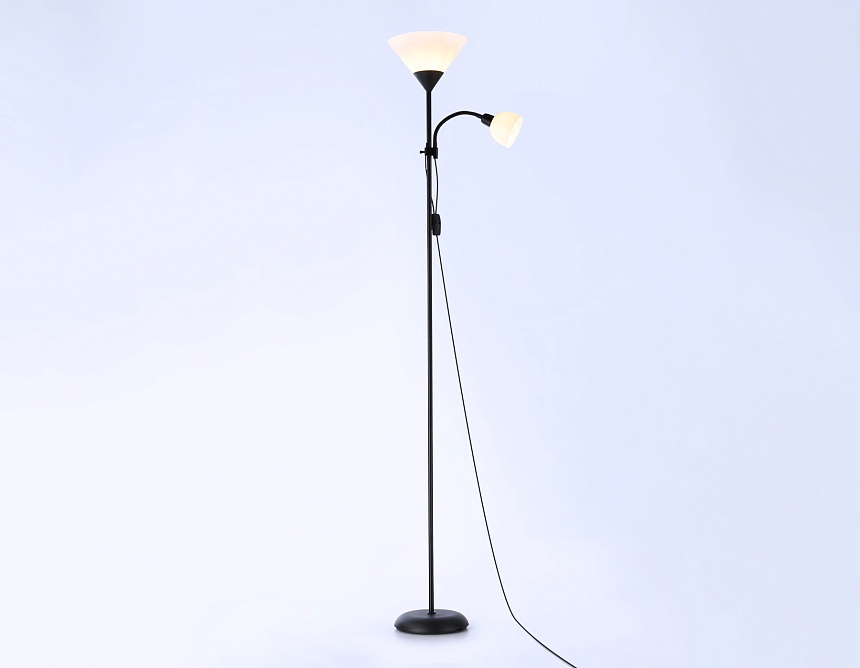 TR97629/2 BK черный E27+E14 max 40W D245/100*1770 TR97629/2 BK черный E27+E14 max 40W D245/100*1770
