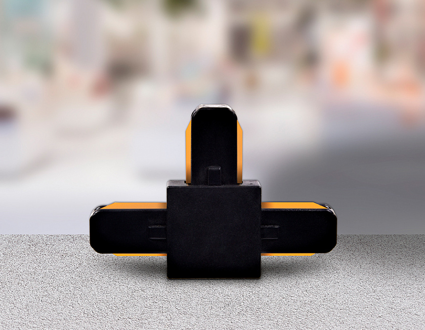 GL7078 BK черный коннектор Т-образный однофазный для соединения трековых шинопроводов