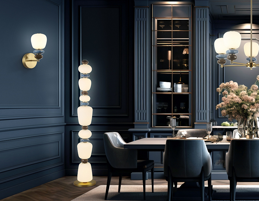 LH53172 SB/WH бронза/белый 34W 3000K D250*1305