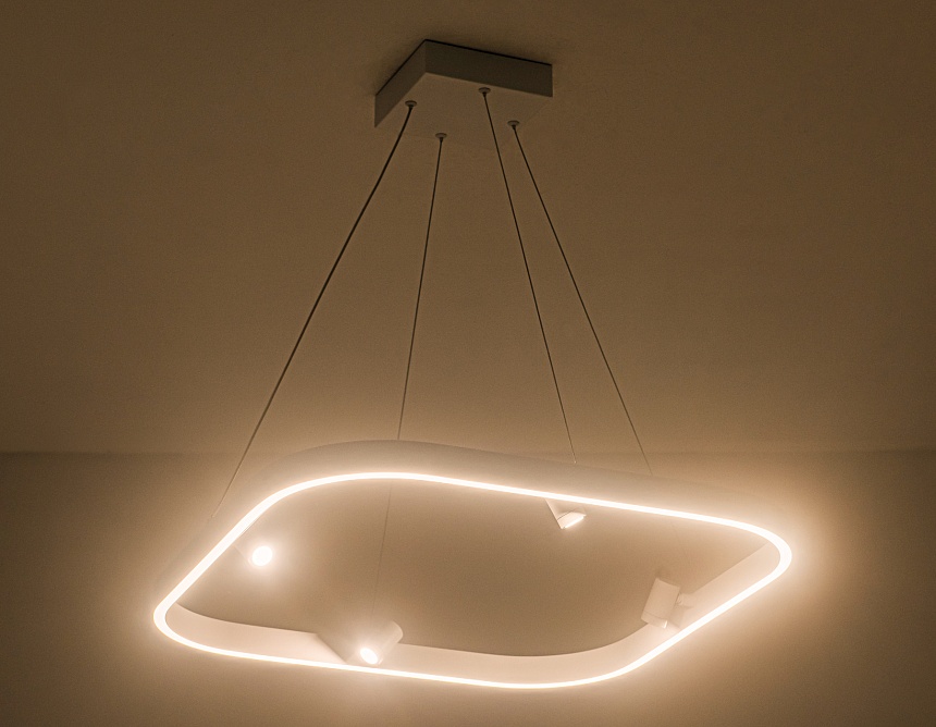 FL5802/1+4 WH белый 50W 3000K/4200K/6400K 600*600*1200 (без ПДУ)