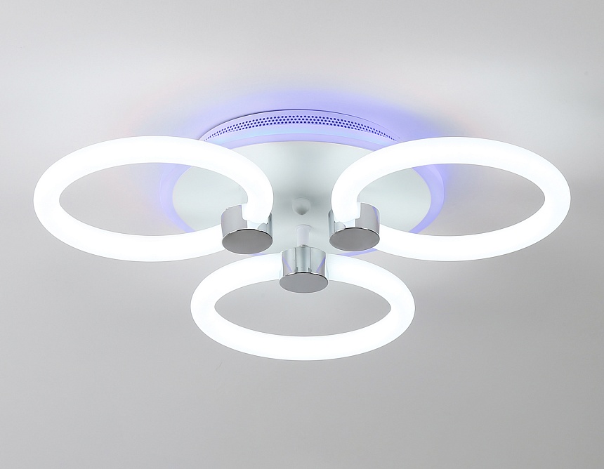 FA3838/3 WH белый 42W 3000K-6400K+RGB D458*80 (ПДУ РАДИО 2.4G)