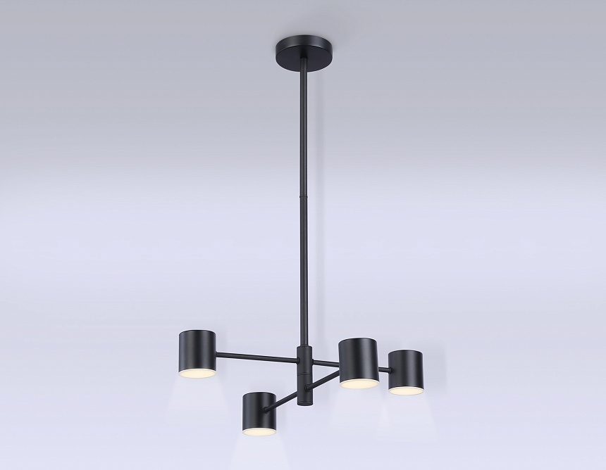 FL51707/4 BK черный 3000K/4200K/6400K 20W D500*780 (Без ПДУ)