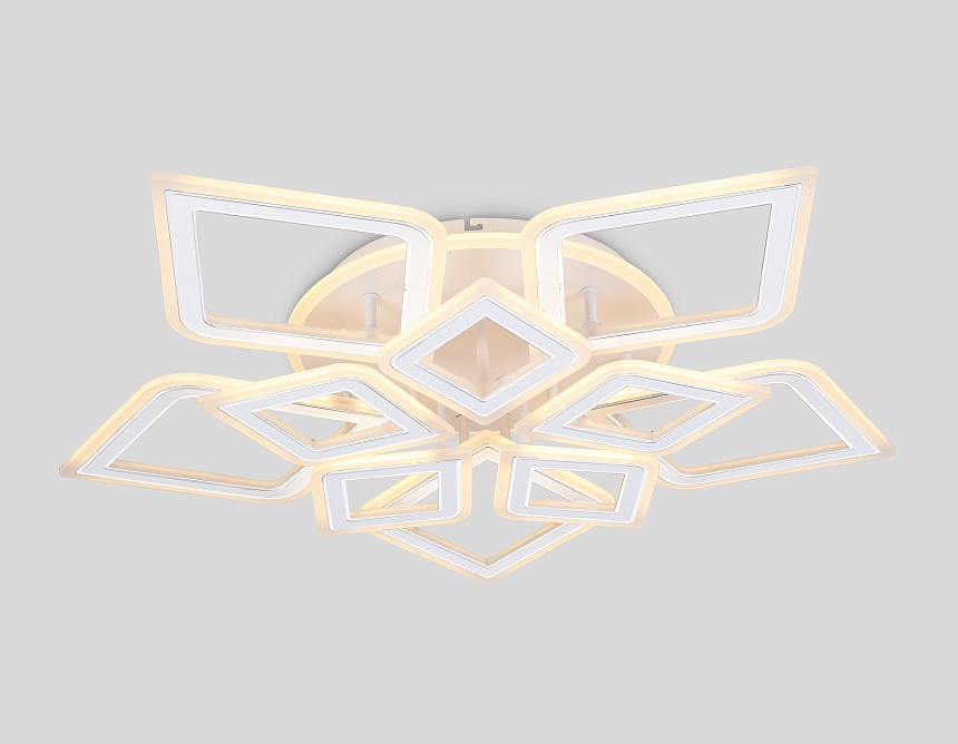 FA8914/5+5 WH/CH белый/хром 193W 3000K-6400K 770*740*120 (ПДУ РАДИО 2.4G)