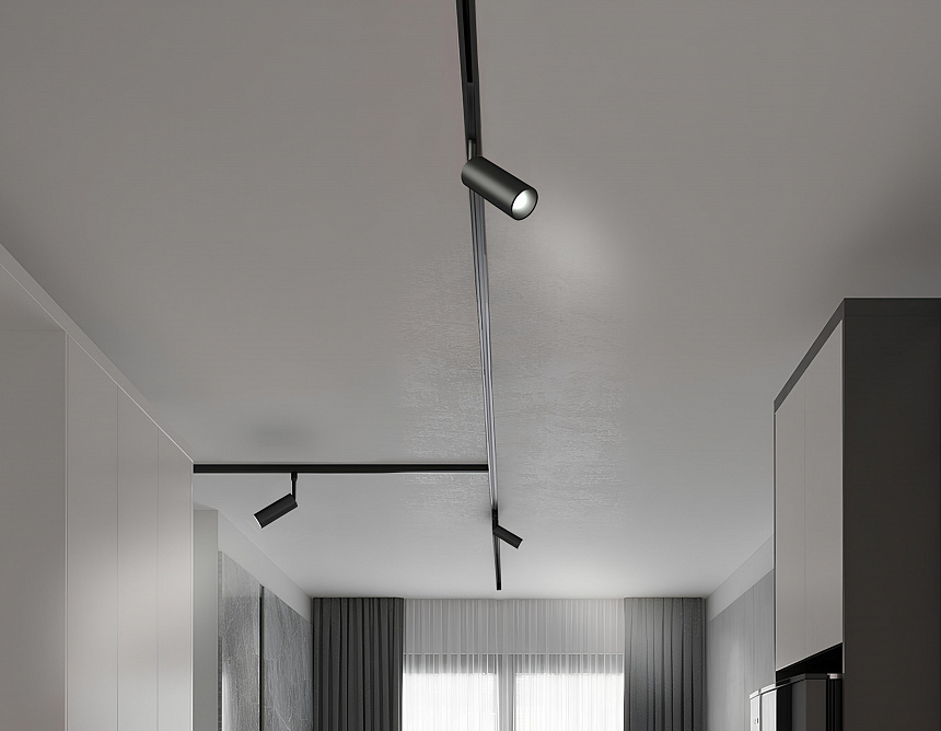 GL1202 BK черный IP20 7W 3000K-6400K 220V 36° D35*80 (Без ПДУ)