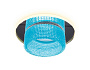 TN351 CH/BL хром/голубой GU5.3+3W (LED COLD) D95*45