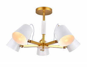 TR3101/5 WH/GD белый/золото E14 max 40W D680*370