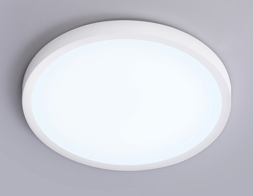 FZ1951 WH белый IP54 20W 5000K D270*15 (Без ПДУ)