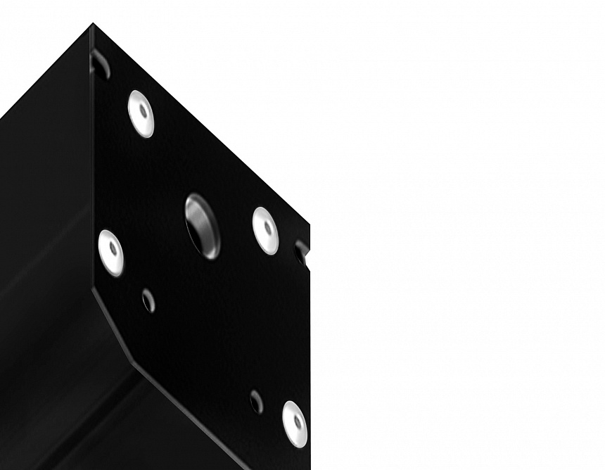 GL3623 BK черный заглушка для корпуса в натяжной потолок для магнитного шинопровода (2шт.)