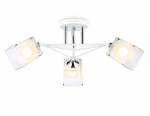 TR303071/3 WH/CH/FR белый/хром/белый матовый E27/3 max 40W D560*250
