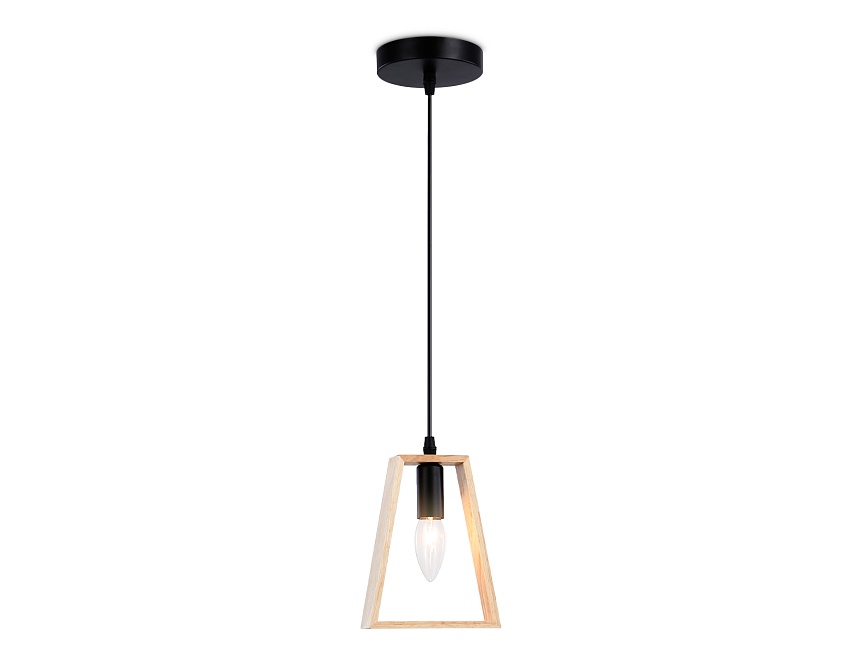 TR80497 BK/LW черный/светлое дерево E14 max 60W D150*1000