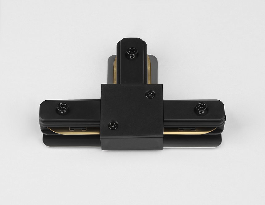 GL7168 BK черный коннектор Т-образный для однофазного шинопровода Standard 220V 105*70*20