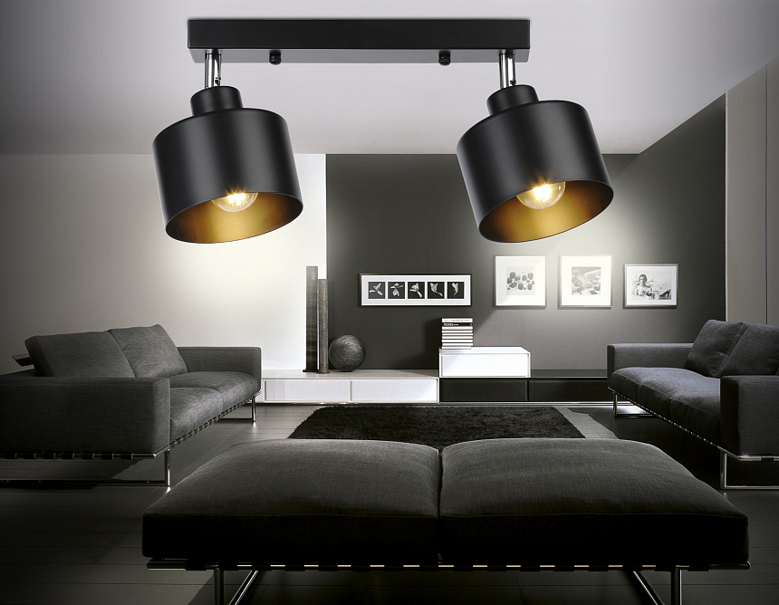 TR8142/2 BK черный E27*2 max 40W 340*120*180
