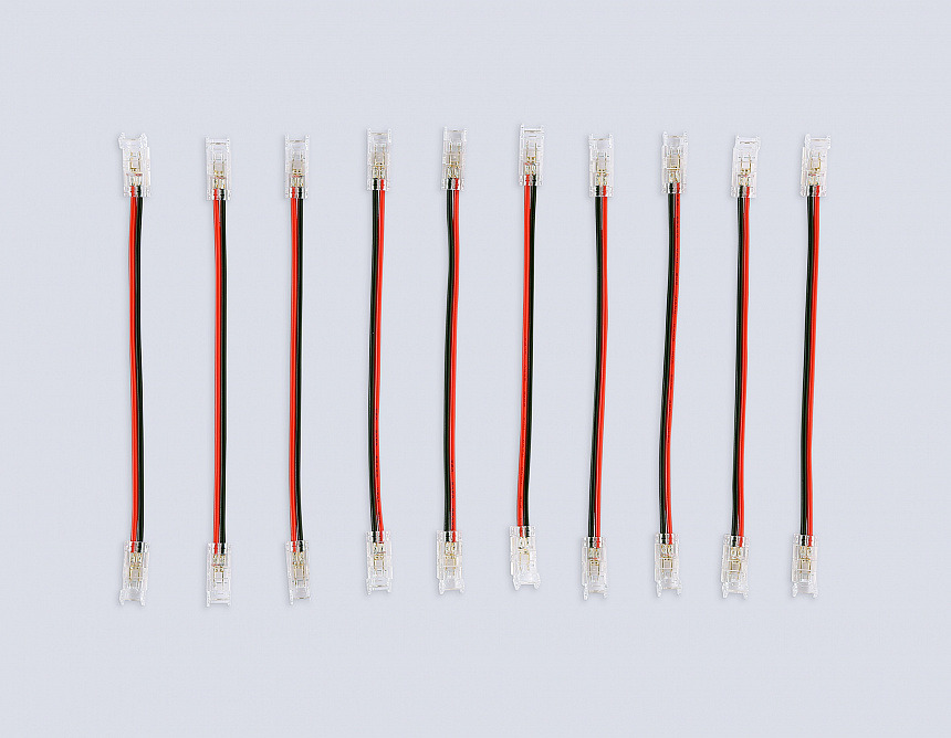 GS7885 Соединитель гибкий двухсторонний COB 12/24V для лент 5mm (2 конт.) (10шт)