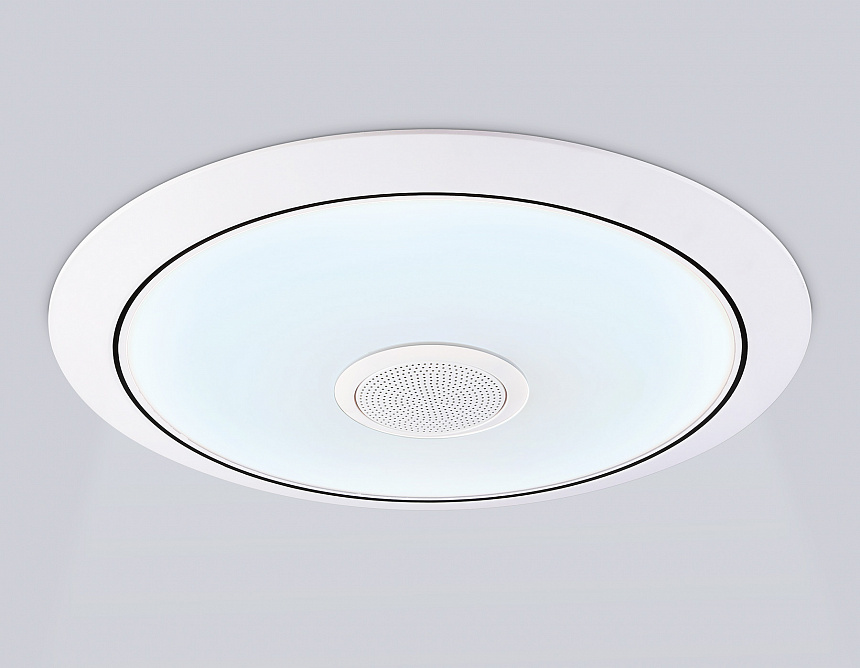 FZ720 WH белый IP20 52W 3000-6500K+RGB Music 450*65 (ПДУ ИК) FZ720 WH белый IP20 52W 3000-6500K+RGB Music 450*65 (ПДУ ИК)