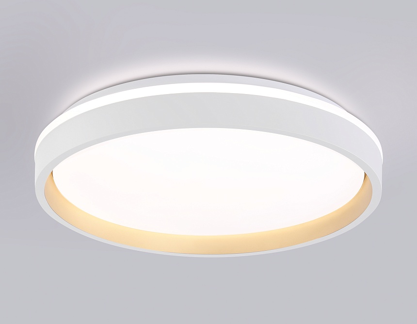 FZ607 WH/GD белый/золото IP20 66W 3000K-6500K+RGB D490*85 (ПДУ ИК)