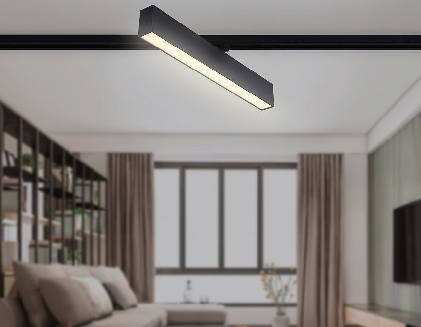 GL6775 BK черный LED 24W 3000K 600*22*48