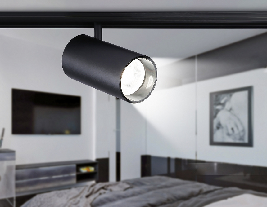 GL3846 BK черный IP20 30W 4200K 48V 24° D77*138