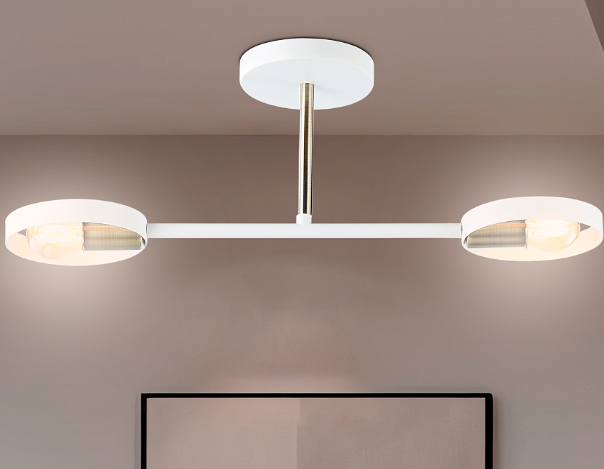 TR8222/2 WH/SB белый/бронза E27/2 max 40W 510*165*190