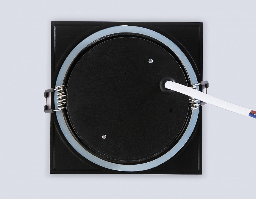 TN6657 BK черный IP44 GX53 110*110*48