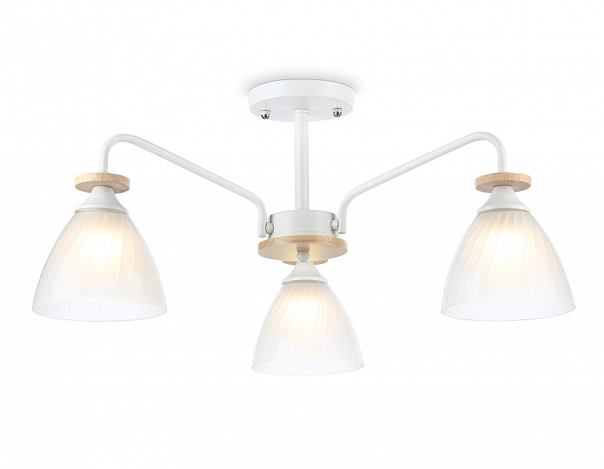 TR9562/3 WH/FR белый/белый матовый E27/3 max 40W D620*250 TR9562/3 WH/FR белый/белый матовый E27/3 max 40W D620*250