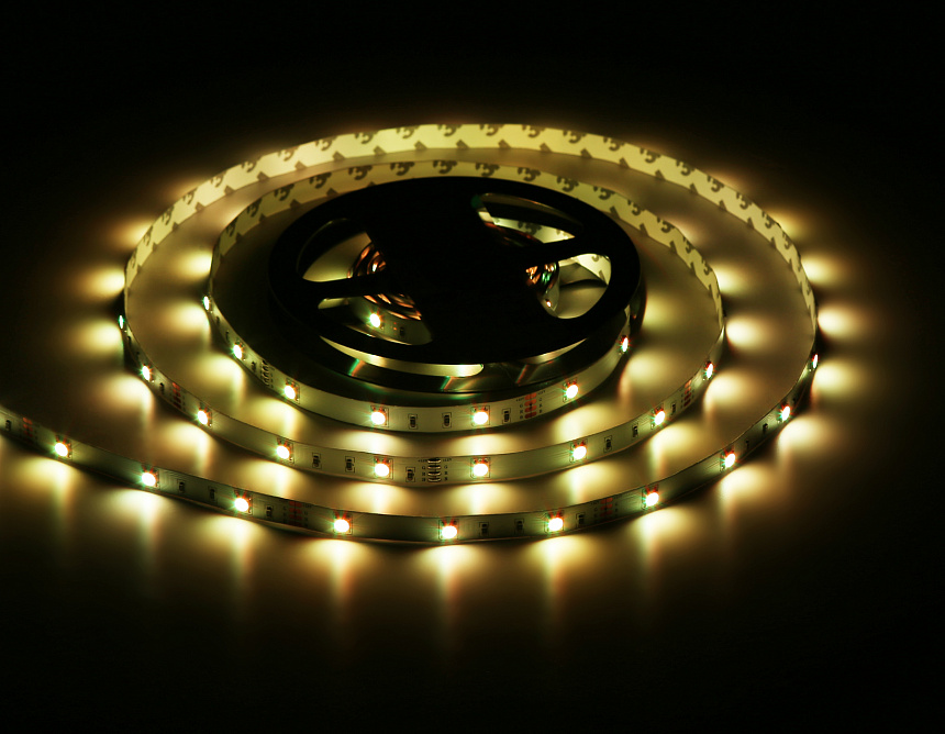 GS2201 5050 30Led/ 7.2W m/ 12V IP20 RGB /5000*10*1.87mm (4 конт.) GS2201 5050 30Led/ 7.2W m/ 12V IP20 RGB /5000*10*1.87mm (4 конт.)
