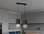TN5133/2 BK черный E27/2 max 40W 260*80*1150