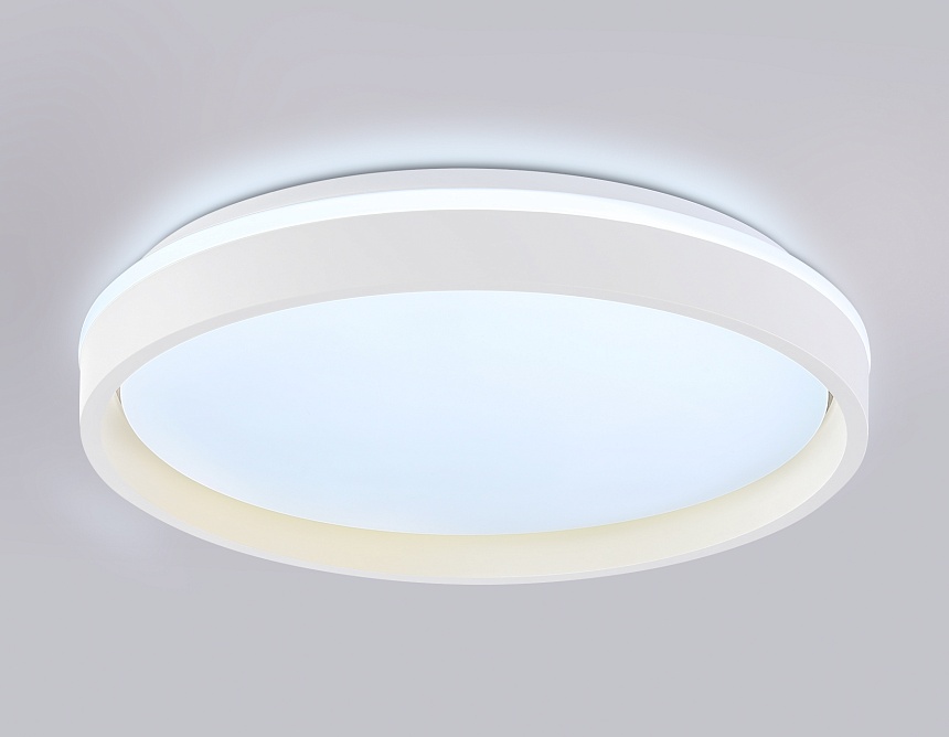 FZ607 WH/GD белый/золото IP20 66W 3000K-6500K+RGB D490*85 (ПДУ ИК)