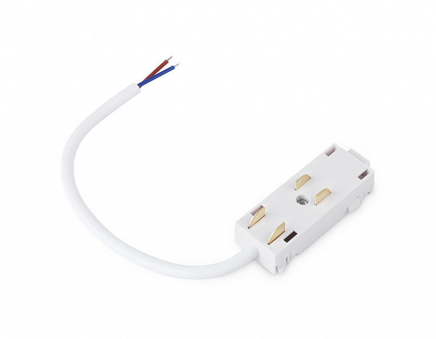 GL1101 WH белый ввод питания для шинопровода Magnetic 220V IP20 200*28.5*18