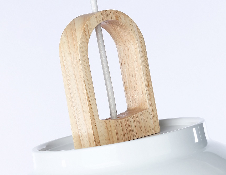 TR8190 WH/LW белый/светлое дерево E27 max 40W D290*900