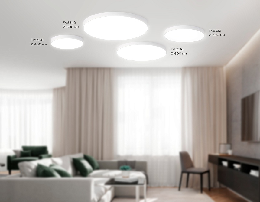 FV5540 WH белый LED 130W 4200K D800*58 (Без ПДУ) FV5540 WH белый LED 130W 4200K D800*58 (Без ПДУ)