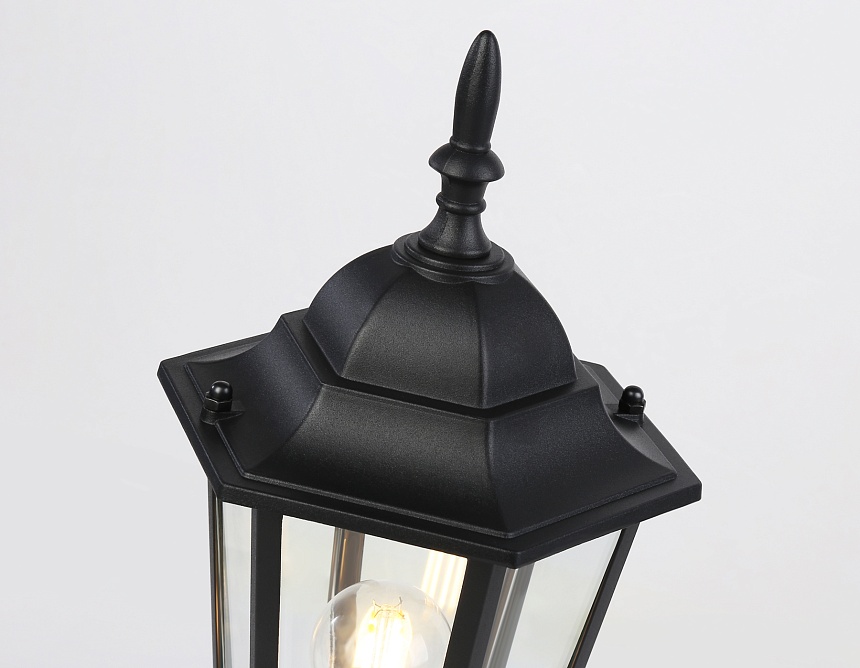 ST2023 BK/CL черный/прозрачный IP54 E27 max 40W D150*400 ST2023 BK/CL черный/прозрачный IP54 E27 max 40W D150*400